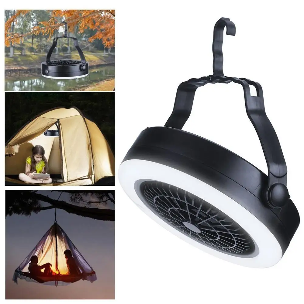 

USB Fan Lamp New Type 3 In 1 Camping 18led Multifunctional Tent Fan Lamp Outdoor Camping Lamp