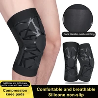 1pcs compression knee pads sleeve protector elastic knee support brace springs gym sports basketball volleyball running kneepads