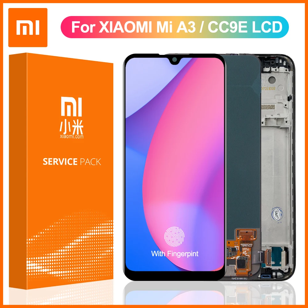 6 09 ''оригинальный Супер AMOLED для Xiaomi Mi A3 ЖК дисплей сенсорный экран дигитайзер