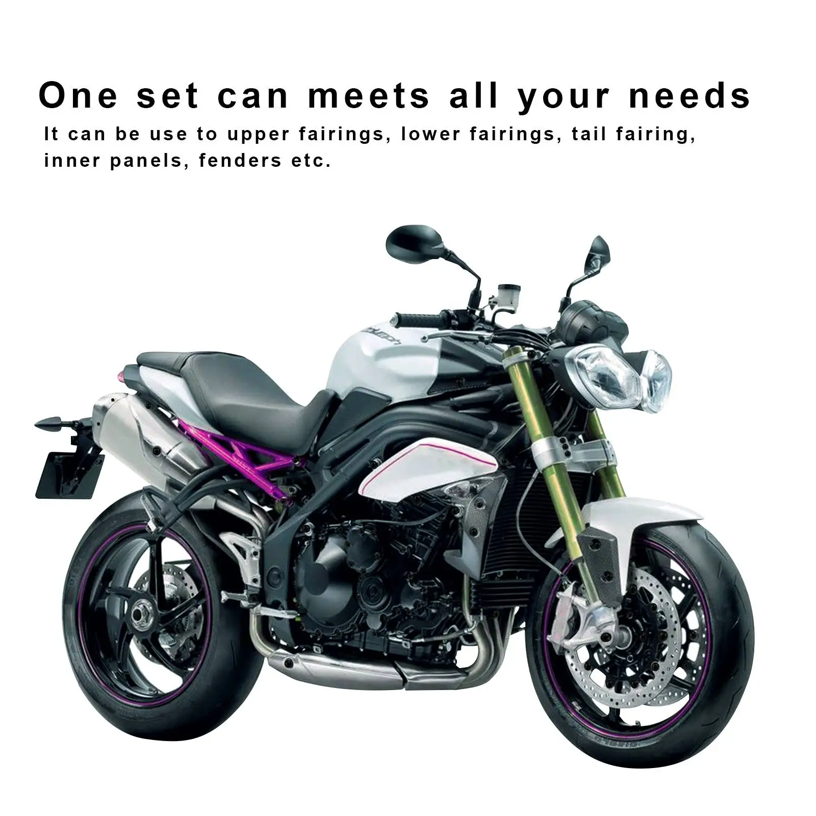 Подходит для Yamaha YZF R1 R6S R3 FZ6R XJR1300 FJR1300 комплектный Комплект болтов с обтекателем из