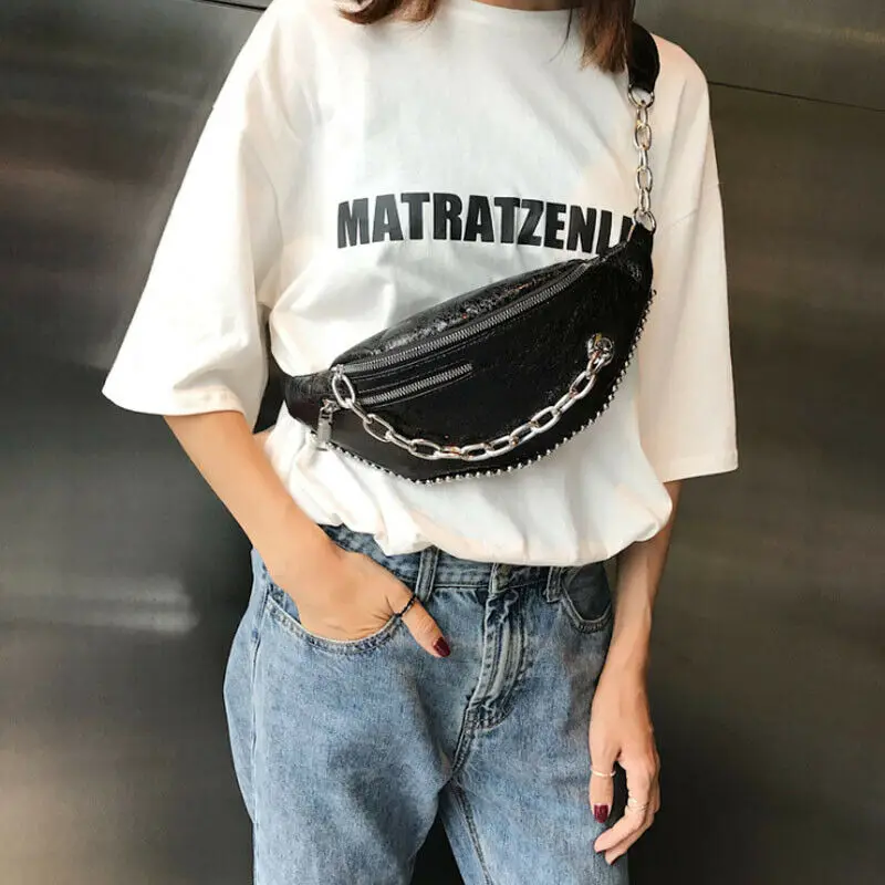 Модная поясная сумка для женщин забавная Спортивная уличная сумочка на ремне