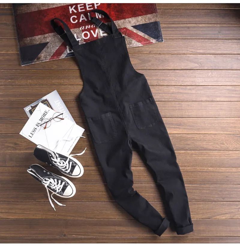Новинка 2020 мужской свободный комбинезон с карманами на молнии в стиле хип-хоп