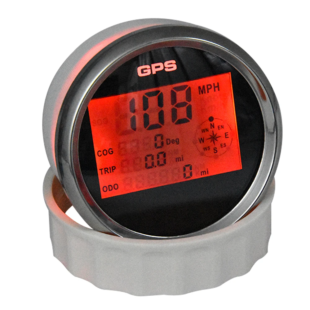 Водонепроницаемый GPS скорость метр одометра 85 мм Датчик COG поездки MPH 0 999 узлов с