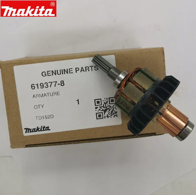Makita 619377-8 якорь электродвигателя двигателя для DTD152RME DTD152 TD152D BTD152 XDT11