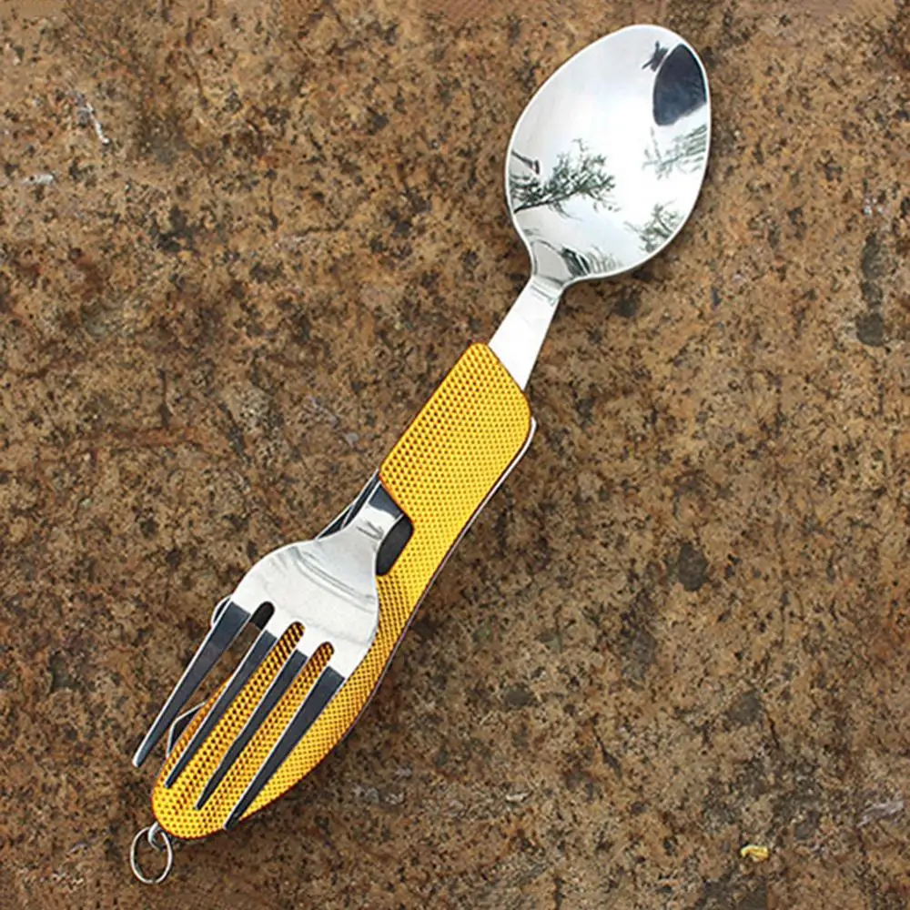 1 шт. столовая посуда для кемпинга принадлежности готовки на открытом воздухе 4 в