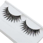 Пара натуральных конических накладных ресниц, модные блестящие накладные ресницы, инструменты для макияжа