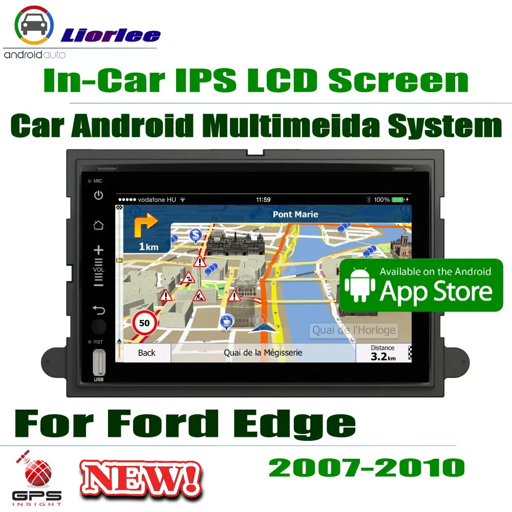 Для Ford Edge 2007 2008 2009 2010 HD экран Android автомобильное радио дисплей стерео аудио видео