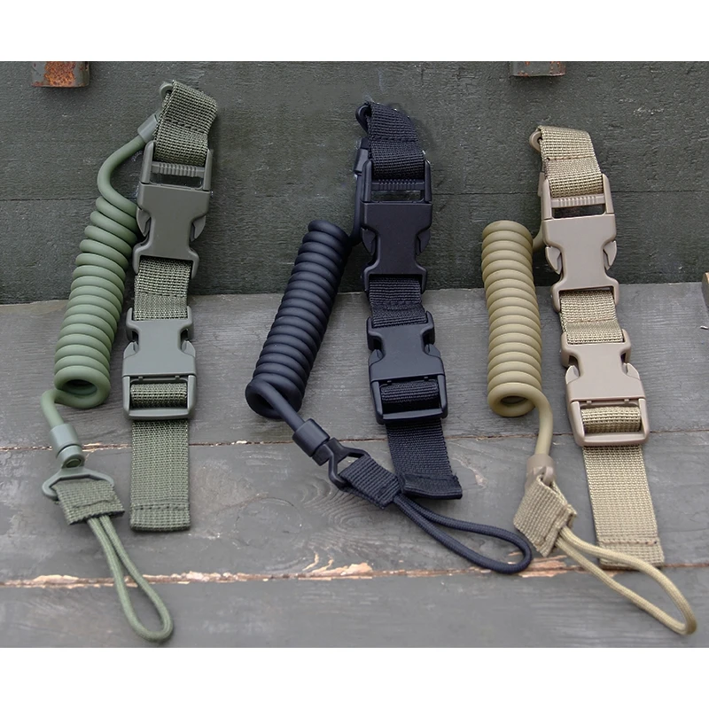 Тактические две точки пистолет Веревка Весна ремешок на открытом воздухе
