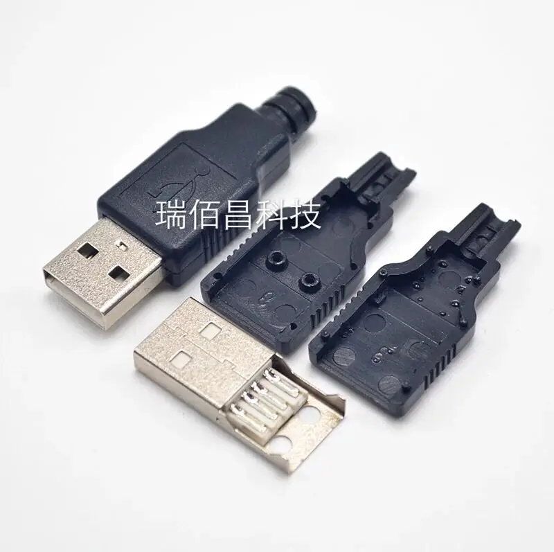 100 шт./лот USB 4-контактный разъем типа A и пластиковая крышка | Обустройство дома