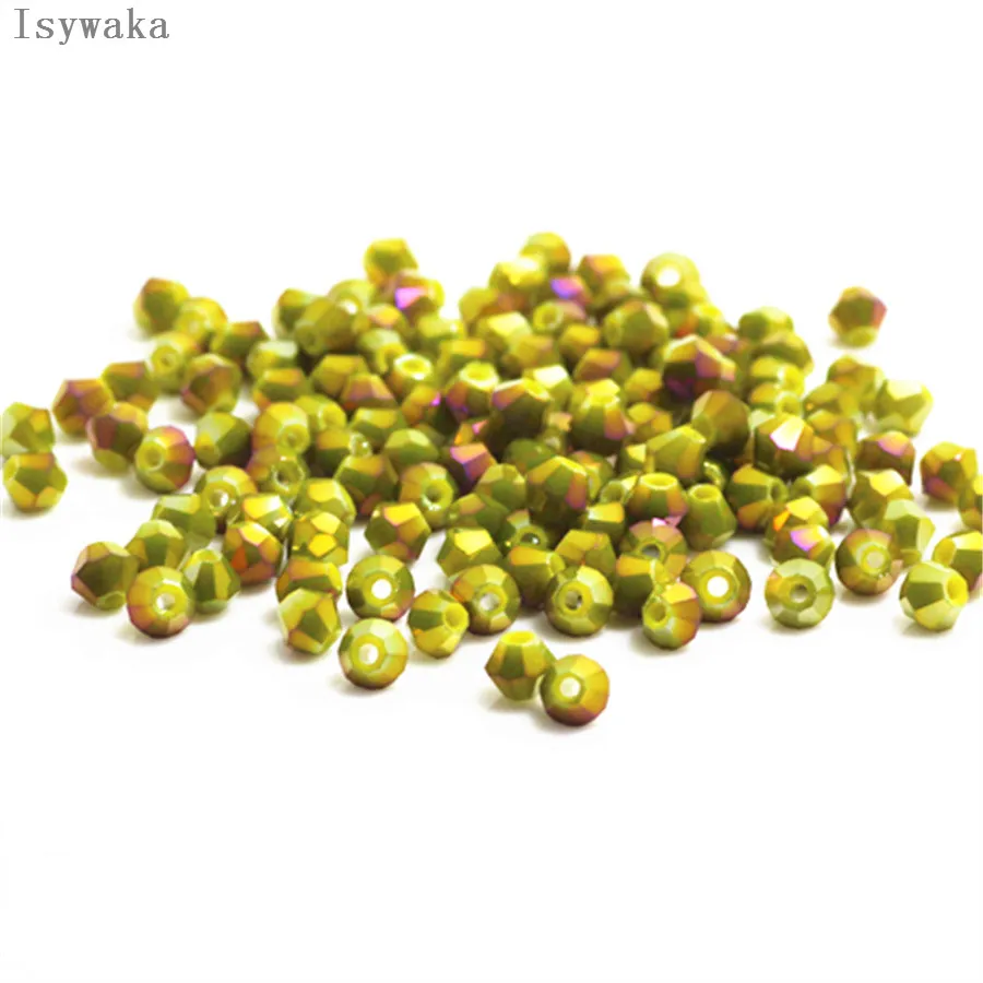 

Magic Purple Color 500pcs 4mm Bicone Austria Crystal Beads charm Glass Beads Loose Spacer Bead for DIY Jewelry Making