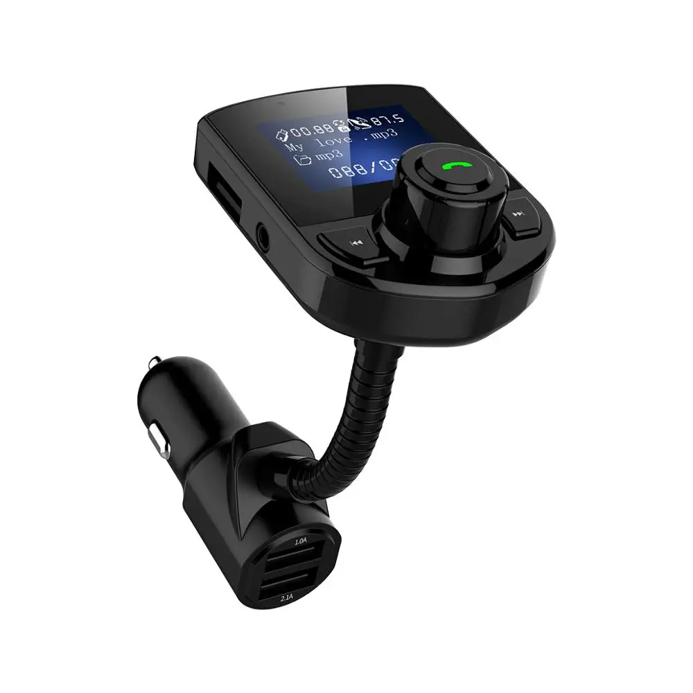Набор для передачи FM para coche YIBEIKA 3.1A cargador de Пуэрто USB AUX аудио радио pantalla LCD
