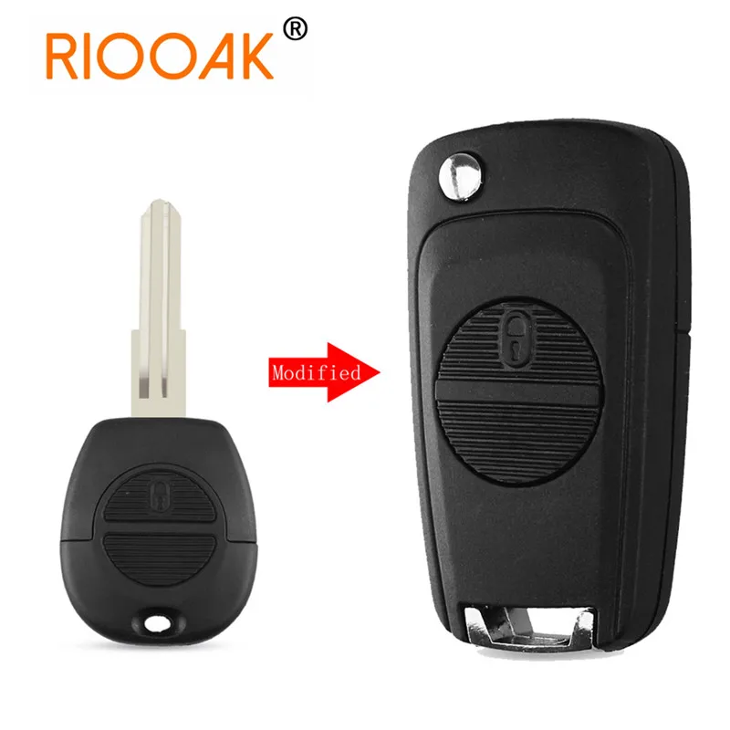 

Car Key Shell For Nissan Micra Almera Primera X-Trail Replacement Remote Key Cover Case FOB 2 Buttons