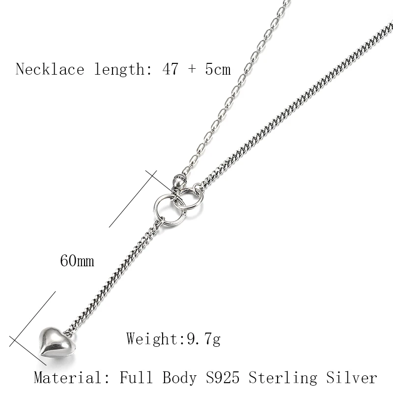 Ожерелье Kinel в форме сердца может быть Двухслойное составное корейское ювелирное