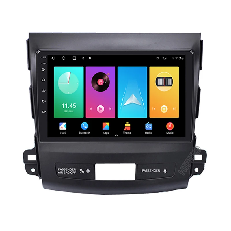 Автомобильный DVD мультимедийный плеер для Mitsubishi Outlander XL 2005-2014 2din Android 10 радио