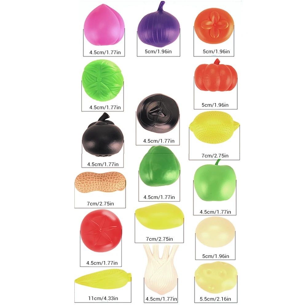 16 шт. мини корзина для покупок фрукты и овощи ролевые игрушки игрового домика