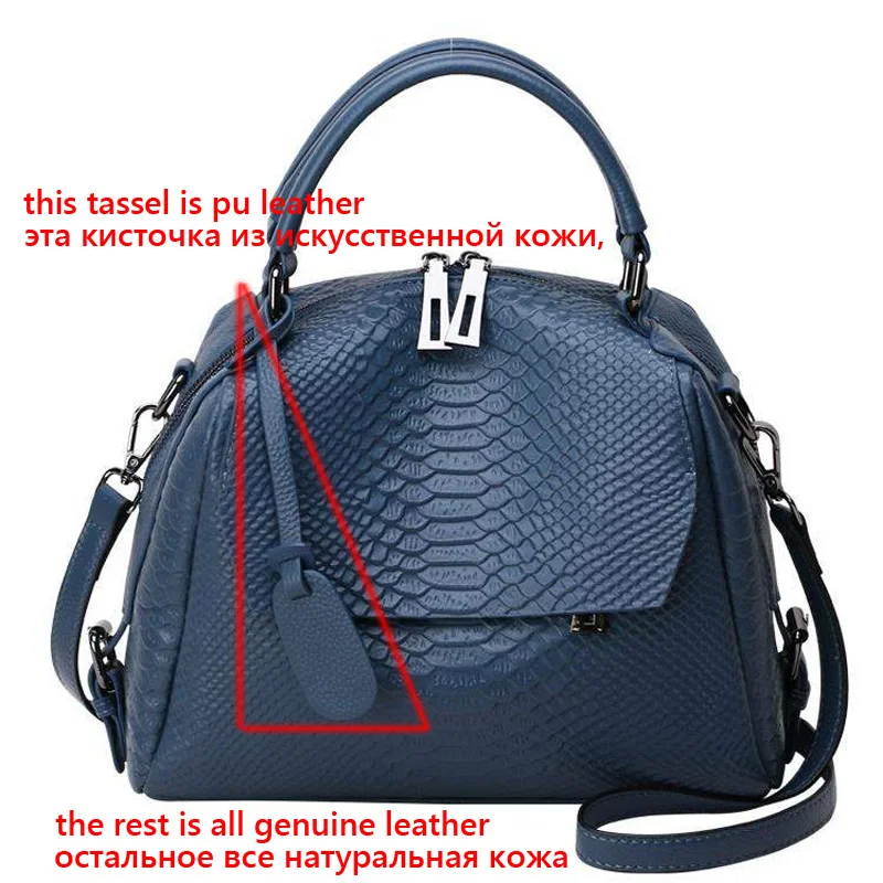 Универсальная Сумочка в Корейском стиле женская сумка тоут из воловьей кожи с