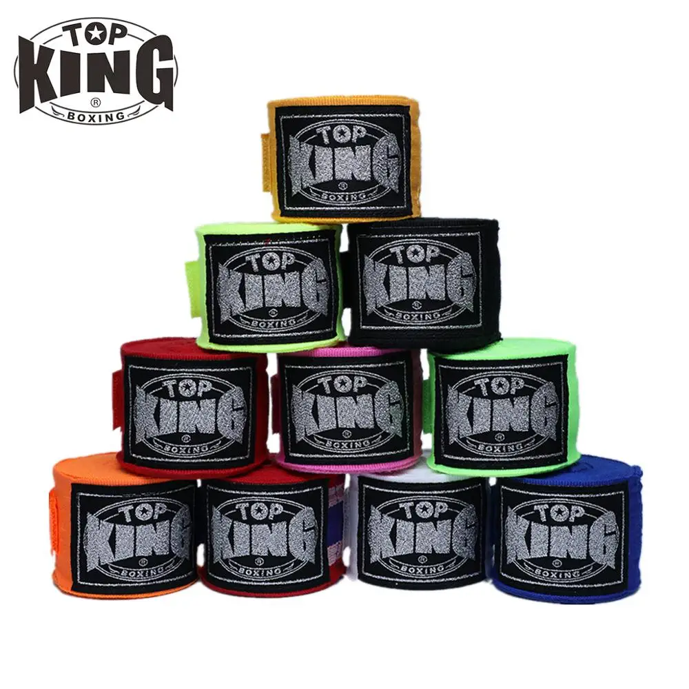 Полуэластичные боксерские повязки 5 м для ММА бокса TOP KING|Эластопласт| |