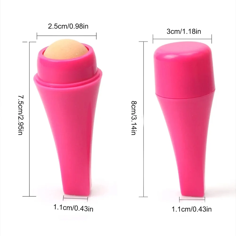 

Oil-Absorbing Volcanic Face Roller Reusable Oil Control Roller Facial Skincare Tool Portable for Home Travel On-the-go Shipping