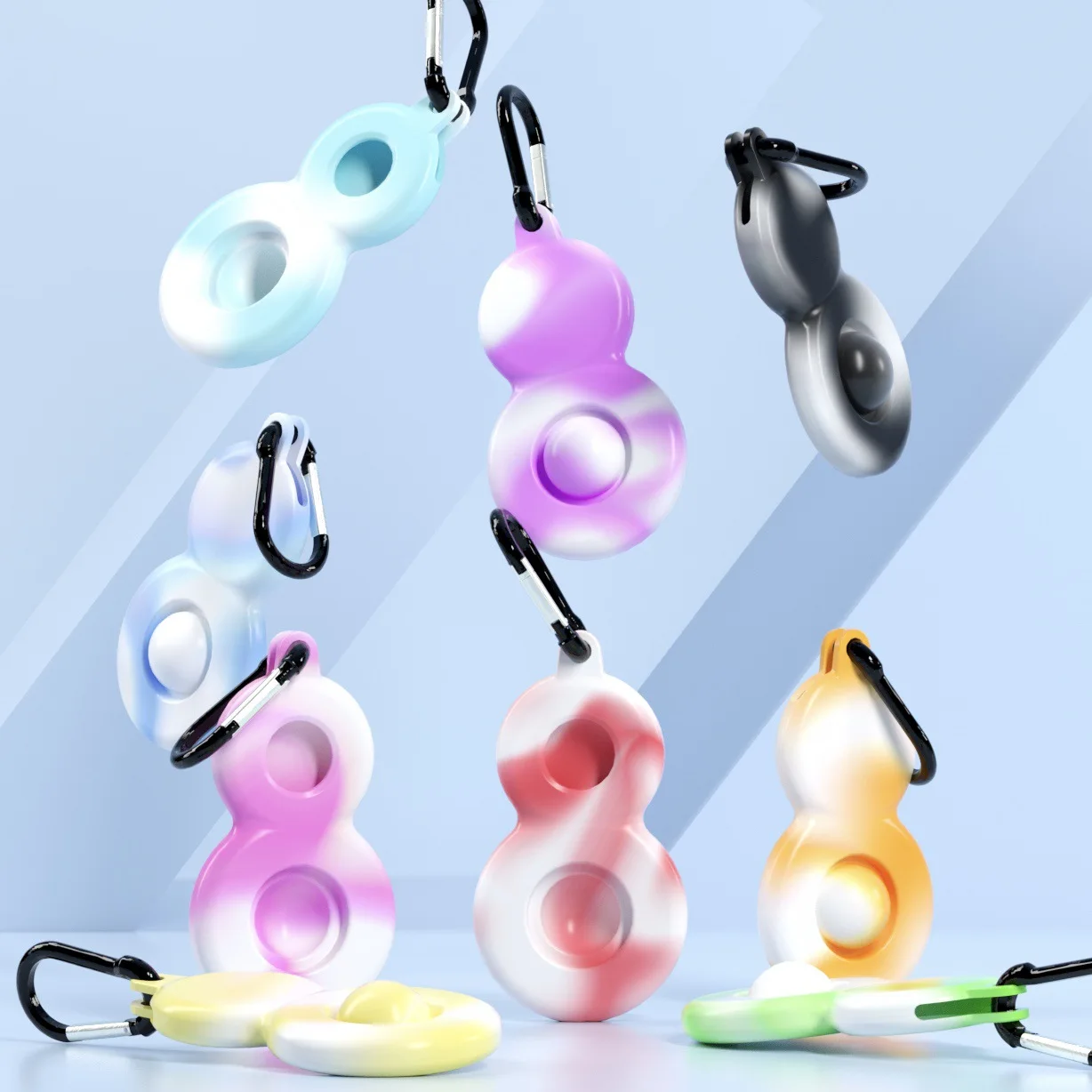 Nuevo emisor de luz juguetes del alivio de tensi&oacute;n llamativo calabaza de cadenas de Fidget Juguetes | Juguetes Fidget | Fidget juguetes para los ni&ntilde;os alivio de la tensi&oacute;n para adultos juguete-1