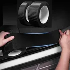 Защитная Накладка на порог автомобиля, наклейки из углеродного волокна, защита Бампера, защита для салона автомобиля, защита от царапин для существующих дверей