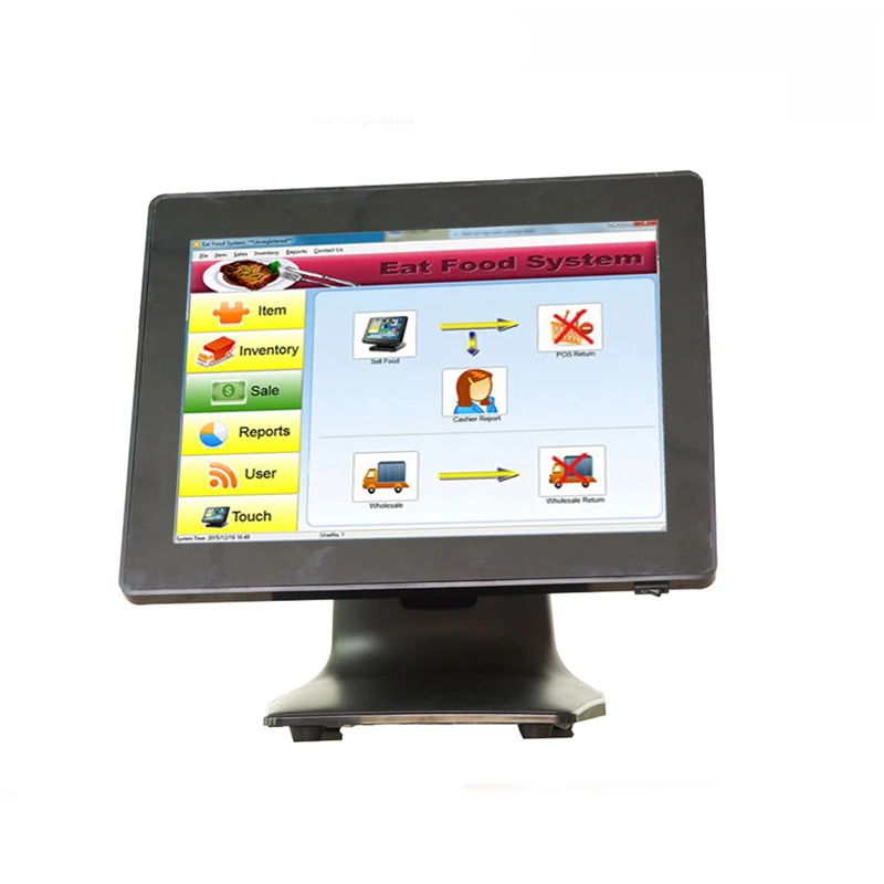 Кассовый аппарат pc pos терминал Настольный все в одном супермаркет точка продажи