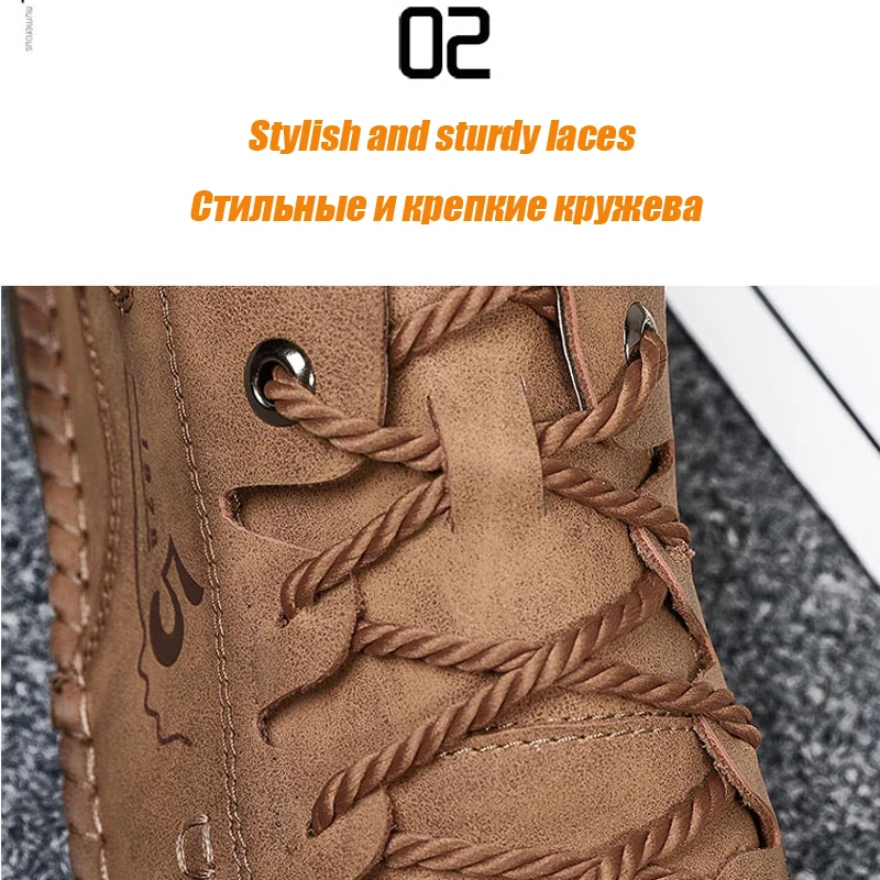 YIGER/Новинка; мужские зимние ботинки; мужские повседневные ботинки; ручная работа; большие размеры; мужские теплые уличные повседневные ботильоны на шнуровке; 0399