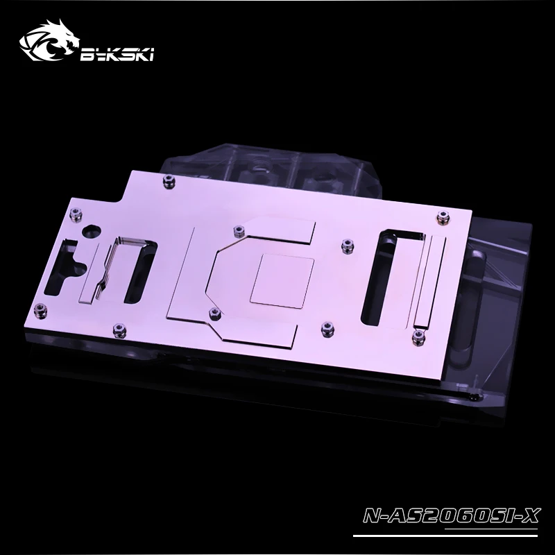 Водяной блок Bykski GPU для ASUS RTX 2060 O6G SI графическая карта MOBO AURA SYNC 12 В/5 В N AS2060SI X|Кулеры