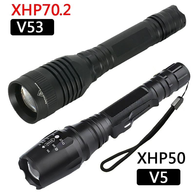 Litwod Z20V53 CREE XHP70.2 конвой Объектив 32 Вт чип лампа 18650 3200лм Мощный тактический