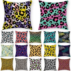 1 шт. 45*45 см разноцветный чехол с леопардовым принтом для подушки Чехол для дивана наволочка для домашнего декора наволочка для подушки Housse De Coussin 40817