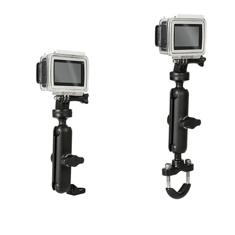 

Держатель для камеры для езды на мотоцикле, зеркало заднего вида, регулируемый металлический фиксированный кронштейн, подставка для экшн-камеры GoPro Hero 8/7/6 s