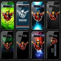 thunderdome hardcore wizard soft phone case tempered glass for samsung s20 plus s7 s8 s9 s10e plus note 8 9 10 plus a7 2018