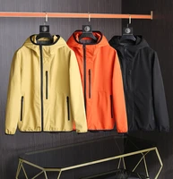 2021 autumn mens hooded jacket high windproof waterproof fabric outdoor functional jacket zipper cardigan high quality