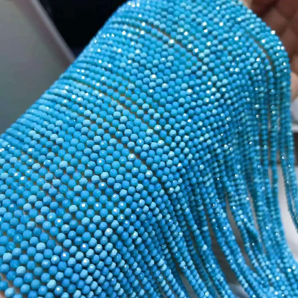 Натуральный камень черный турмалин граненый свободный beads2 6mm полуфабрикаты