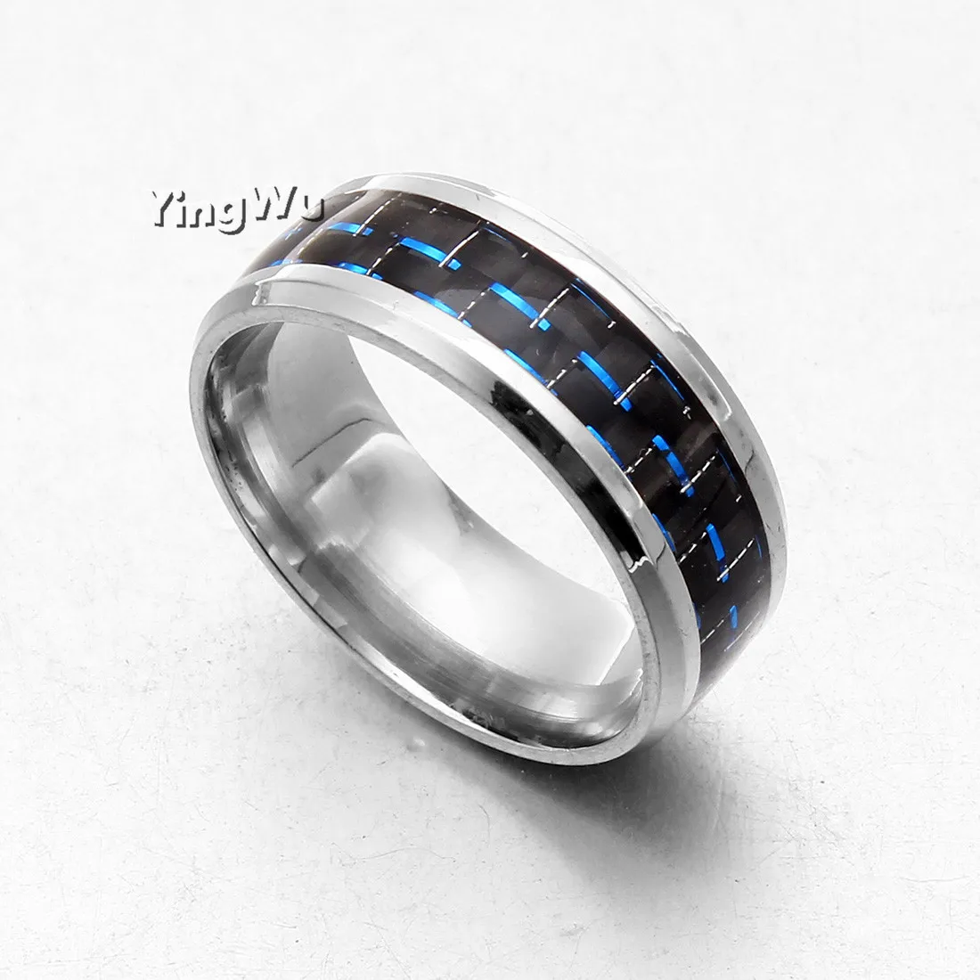 

Yingwu 20pcs Lot Fashion Stainless Steel Rings Engagement Wedding Band Rings Titanium Finger Rings Party Jewelry