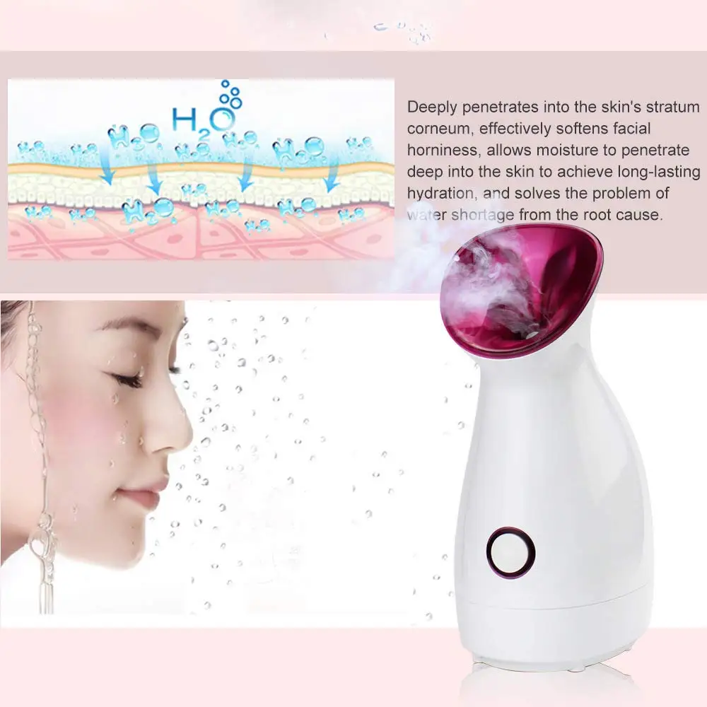 

Facial Steamer Hot Mist Skin Moisturizing Face Steamer Opening Skin Pores Removing Blackhead Home SPA Skin Care Kit