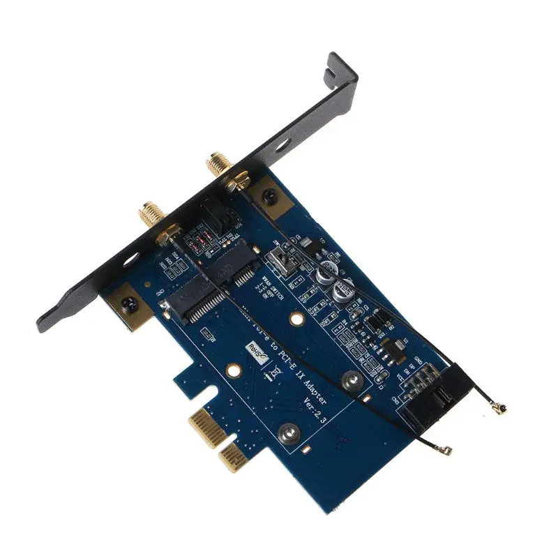 

Mini PCI Express to PCI-E 1x Adapter with SIM Card Slot for WiFi 3G/4G/LTE Card