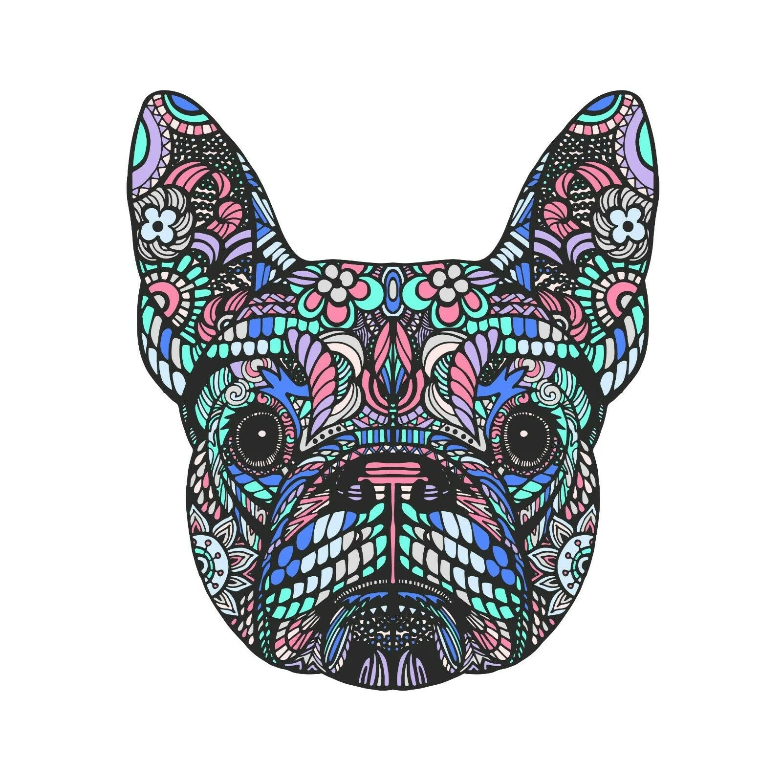 Наклейка на стену для французского бульдога автомобиля грузовика окна Декор