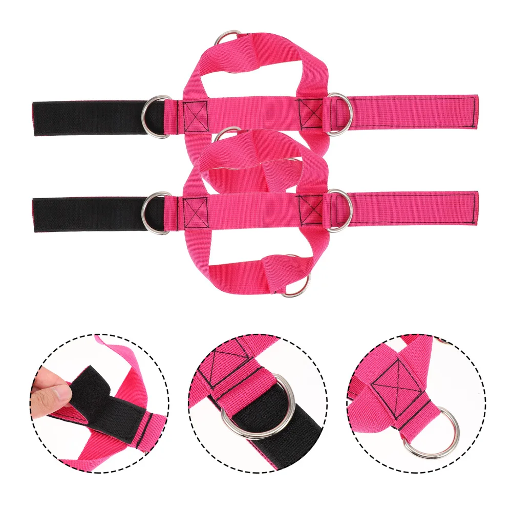 

1 Pair Ankle Fitness Shoe Straps Fitness Shoe Lace Bands Buckle Elastic Rope