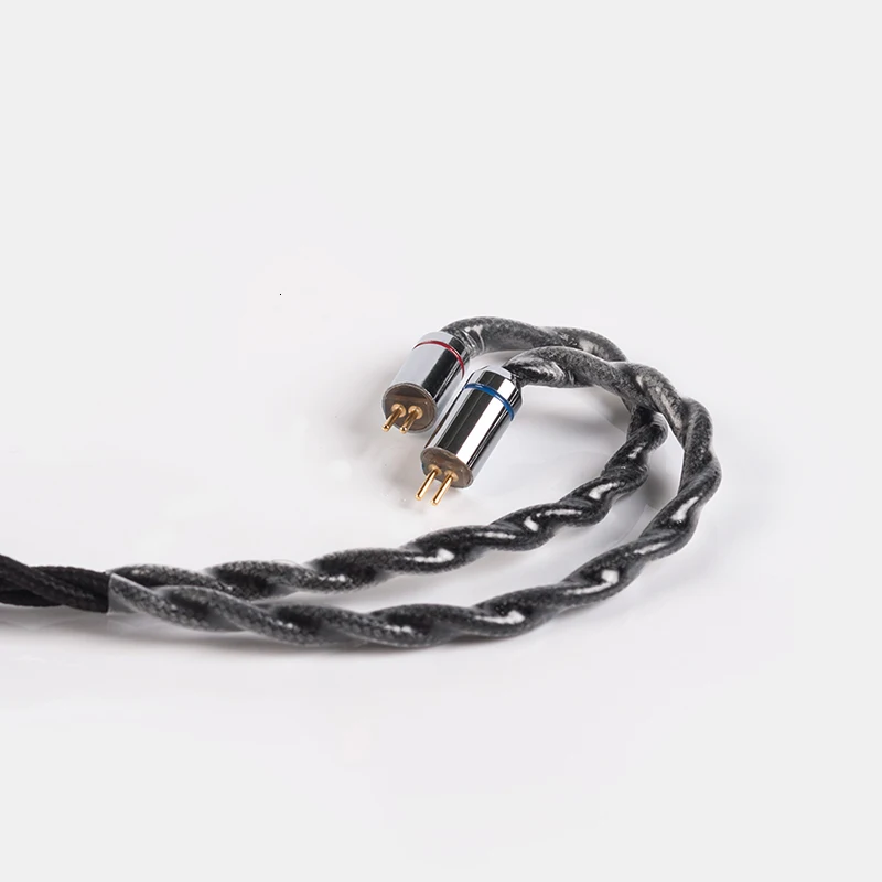 KBEAR 4 ядра 7N один кристалл медный кабель 2,5/3,5/4,4 мм с MMCX/2pin/QDC TFZ для KZ ZS10 ZSN Pro ZSX BLON BL-03 V90 BA5