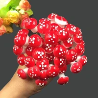 30pcs red multi colored foam mushrooms miniatures for fairy garden diy bottle landscape decorative mushroom figure decorative