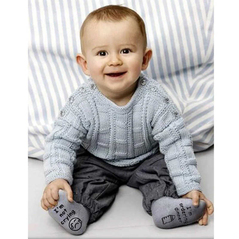 Очень милые забавные носки для малышей подарок новорожденного мальчика и