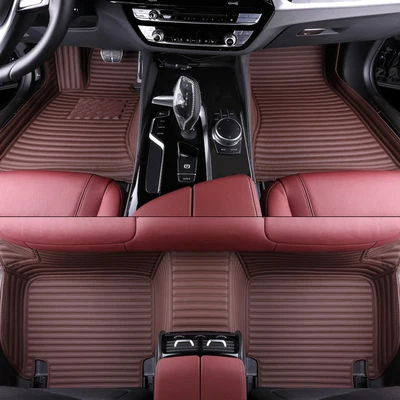 coffee Автомобильные коврики на заказ для Volvo, все модели s60, s80, c30, s40, v40, v60, v70, xc60, xc70, xc90, 3D автомобильный Стайлинг, авто аксессуары - Название цвета: coffee