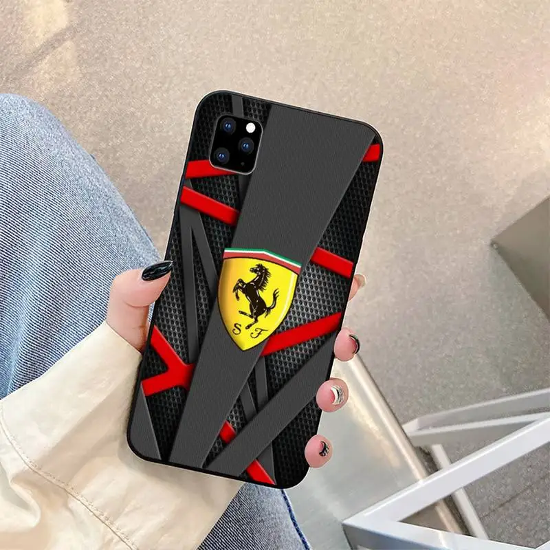 

Super ferraris Car Run Phone Case for iphone 6s 7 8 plus xr xs 11 12pro max mini Silicone Fundas Coque