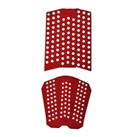 surfboard eva deck grip pad surf traction pad front pad and tail pad full set for surfboard red colors presale