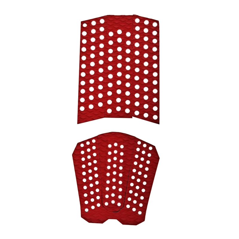 Доски для серфинга EVA Deck Grip Pad накладки передние и задние полный набор красные