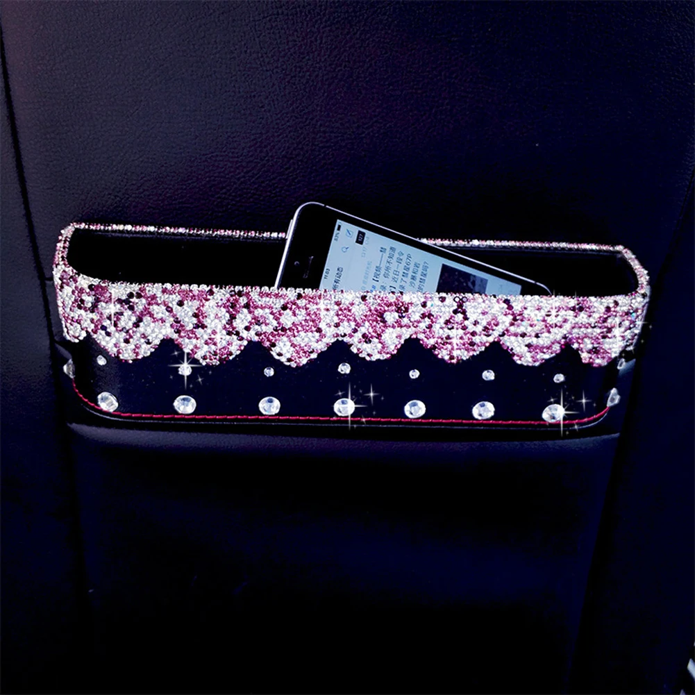 Аксессуары для стайлинга салона автомобиля красивый кожаный Органайзер с