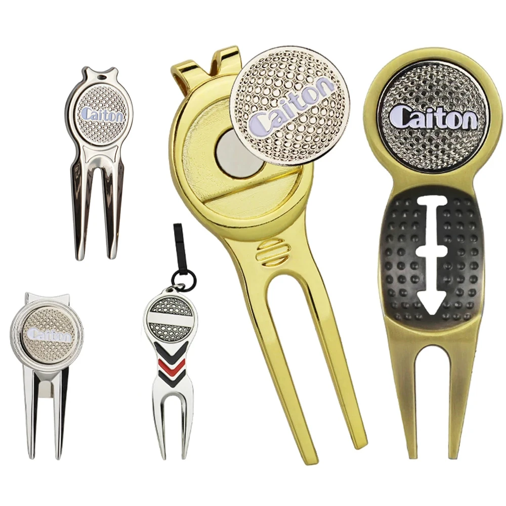 1 шт для гольфа инструмент ремонта вилы шаг устройство чистки углублений на