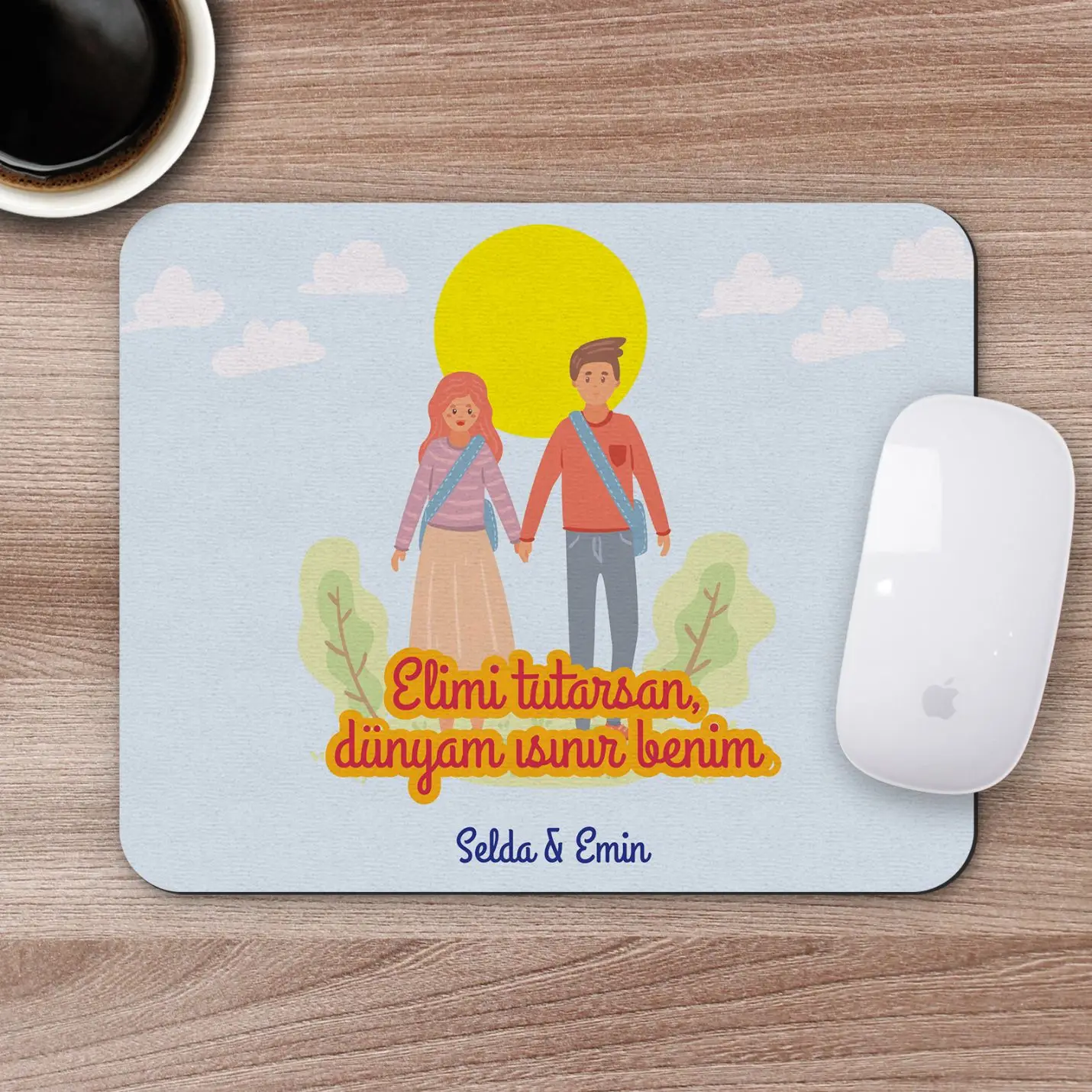 

Personalized Romantic Design Mousepad - R16