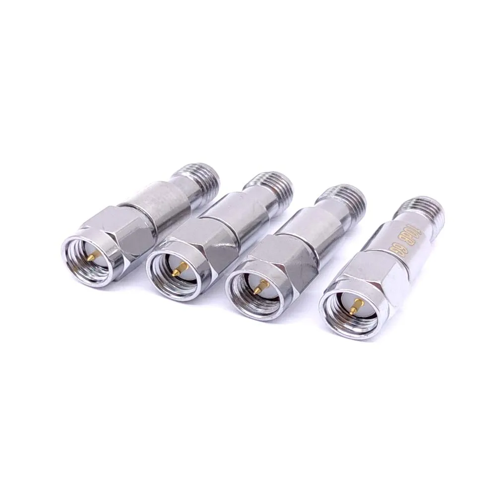 SMA аттенюатор 2 Вт DC-6GHz коаксиальные фиксированные аттенюаторы 1дБ 2дб 3дБ 5дб 6дБ