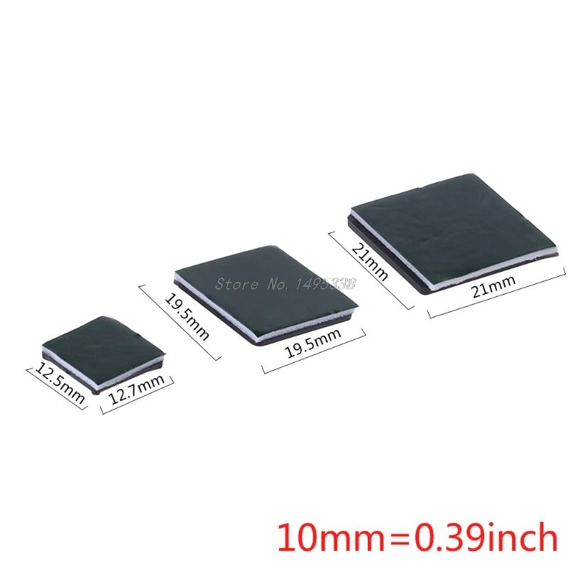 100 шт. черная застежка молния Автомобильный Кабель провод съемный самоклеящийся